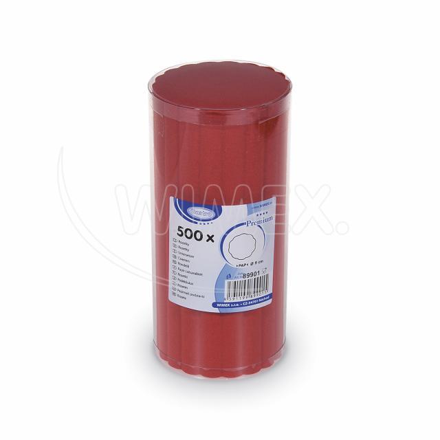 Untersetzer (PAP-Airlaid) PREMIUM rot 9cm - 500 Stück