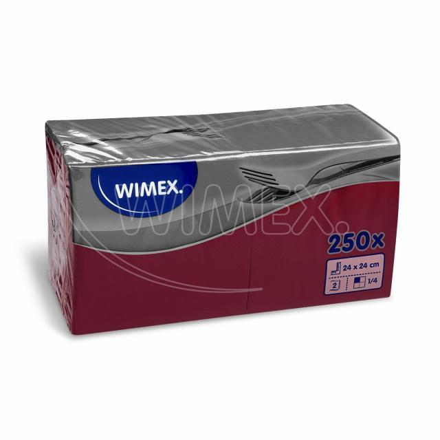 Serviette 2-lagig bordeaux 24 x 24 cm - 250 Stück