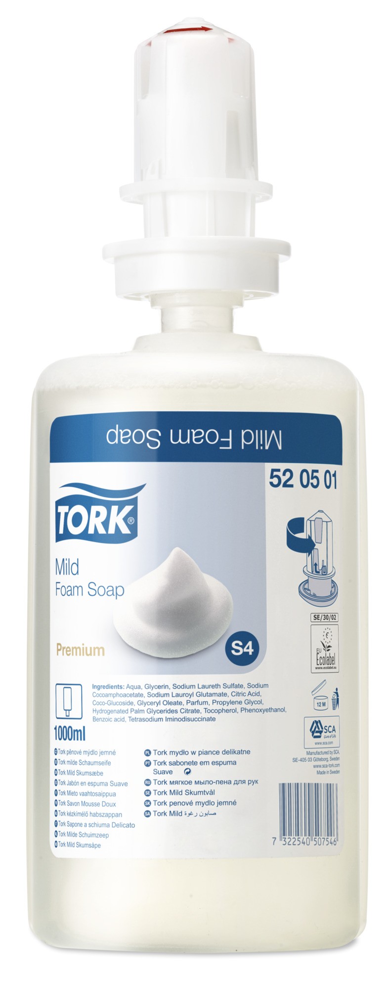 TORK-520501 Mild-Duftende Schaumseife - S4