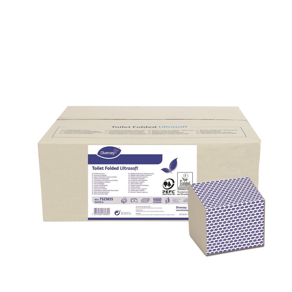 7523655 - Toilettenpapier «Folded» Ultrasoft 36x250pc