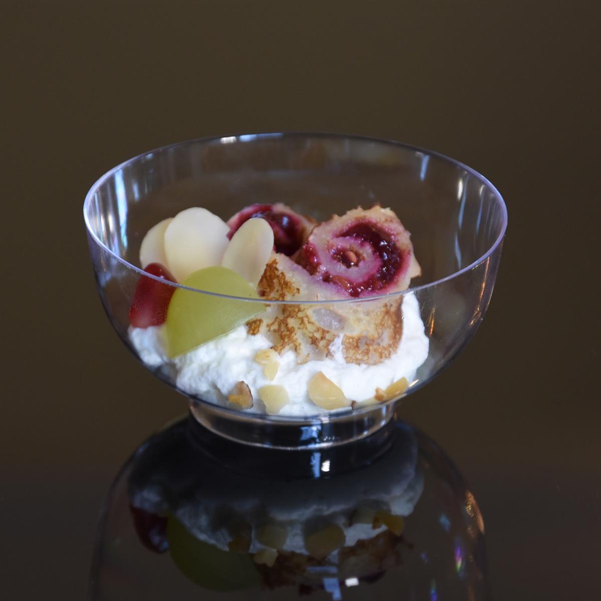 Fingerfood-Schale (PS) glasklar 67 x 33 mm 70ml - 25 Stück