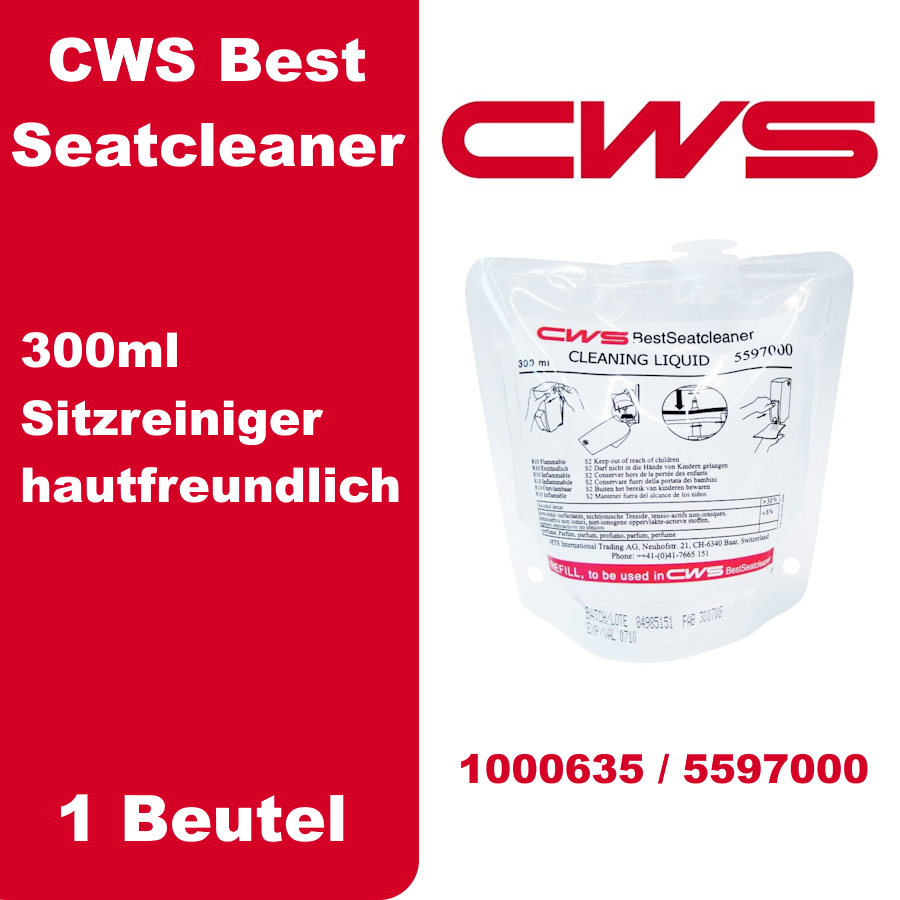 CWS Best Seatcleaner Toilettensitzreiniger - Beutel à 300ml