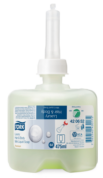 TORK-420652 luxuriöse Hair & Body Mini Flüssigseife - S2