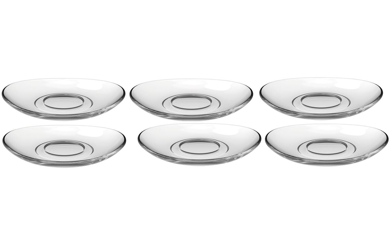 Leonardo Untertasse Napoli Ø 14.3 cm 6 Stück, Transparent