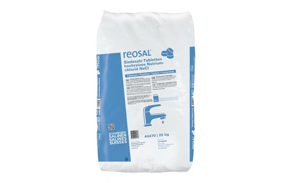 Reosal Regeneriersalz 25 kg Tabletten, Siedesalz