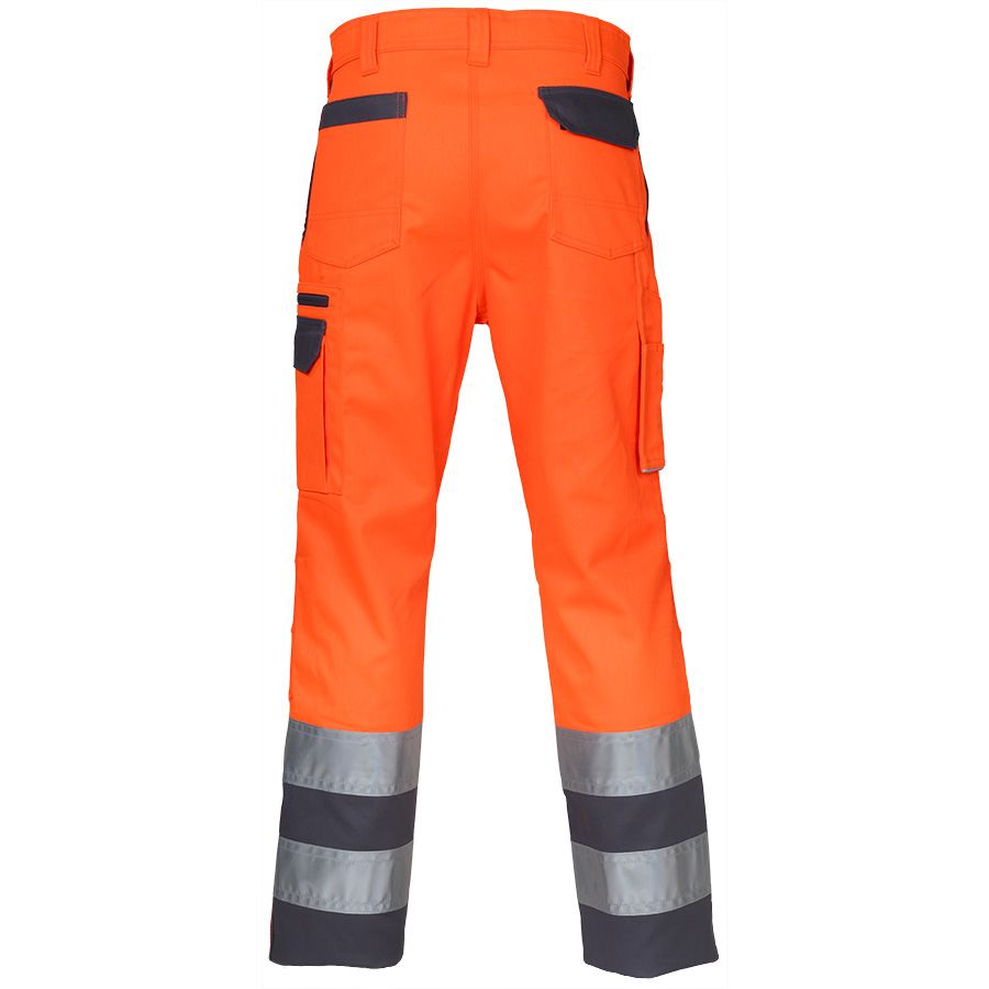 Warnschutz-Bundhose PROGRESSO REFLEX, leuchtorange/grau