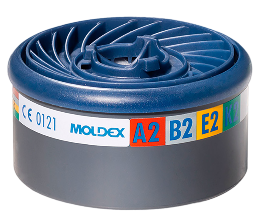 Gasfilter A2B2E2K2 zu MOLDEX Serie 7000 und 9000