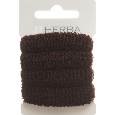 Herba Haarbinder 4 cm frottée braun