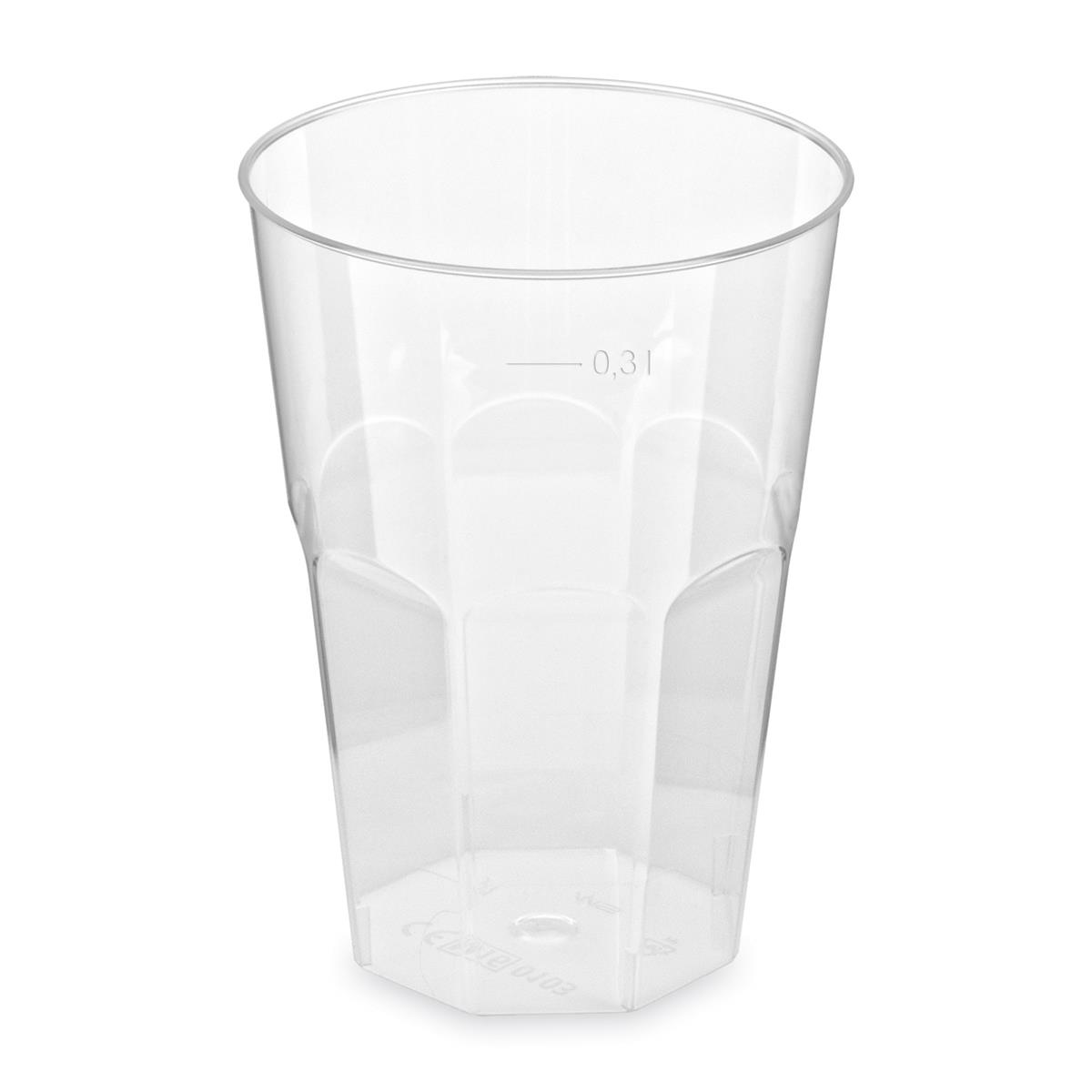 Trinkglas (PS) Cocktail 80mm 0,3L - 30 Stück