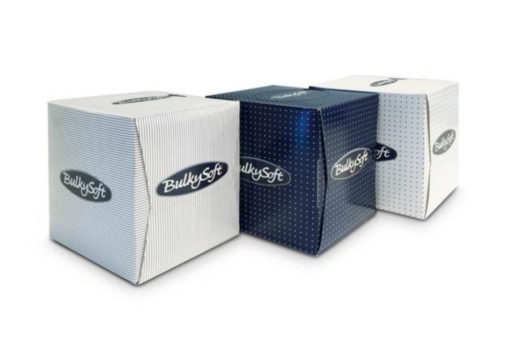 Bulkysoft Kosmetiktuch Würfelbox 24 Boxen