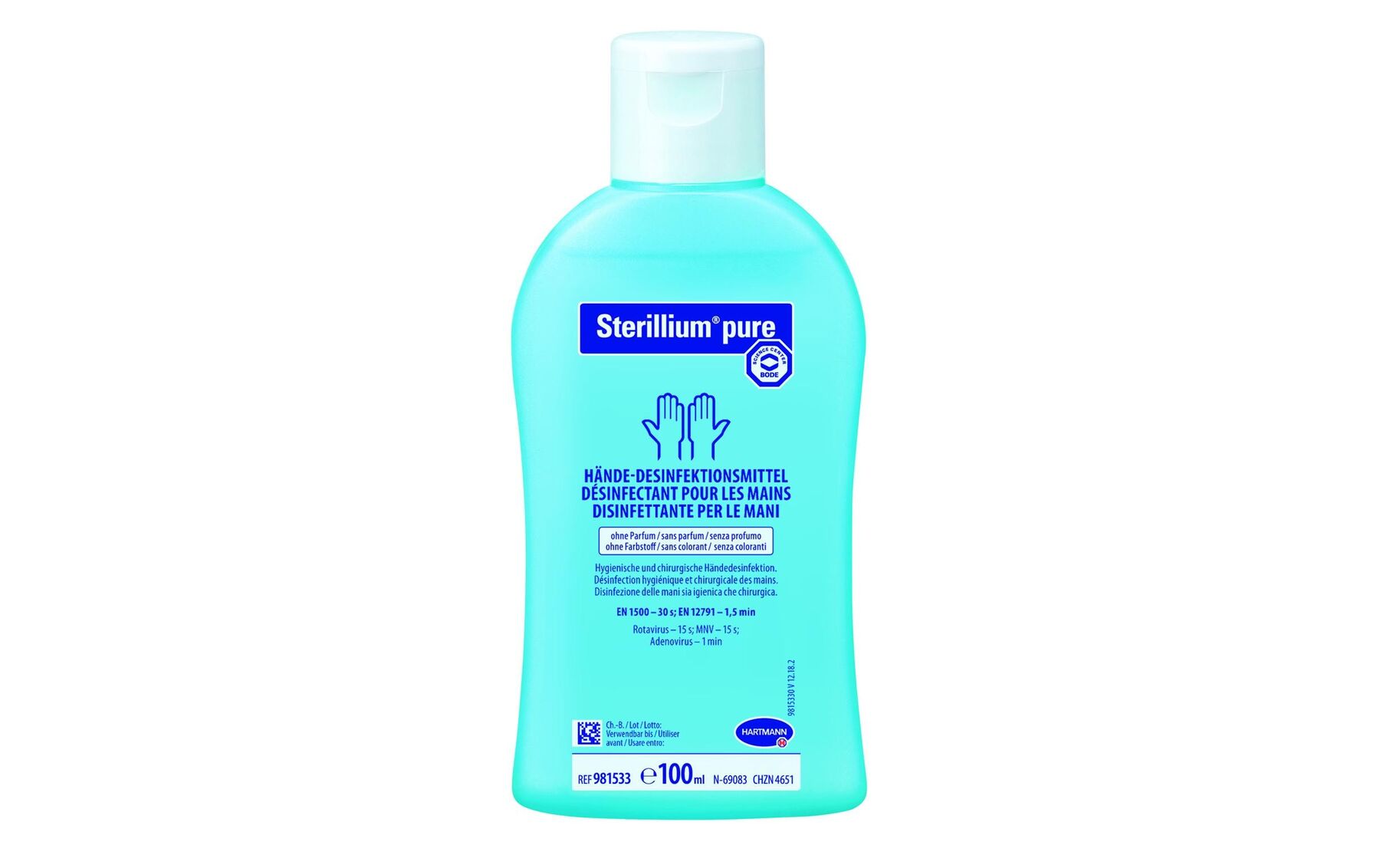 Sterillium® Pure Händedesinfektionsmittel - Flasche à 100ml