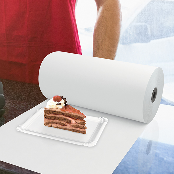 Einschlagpapier gerollt weiß 50cm x 10kg - 1 Stück