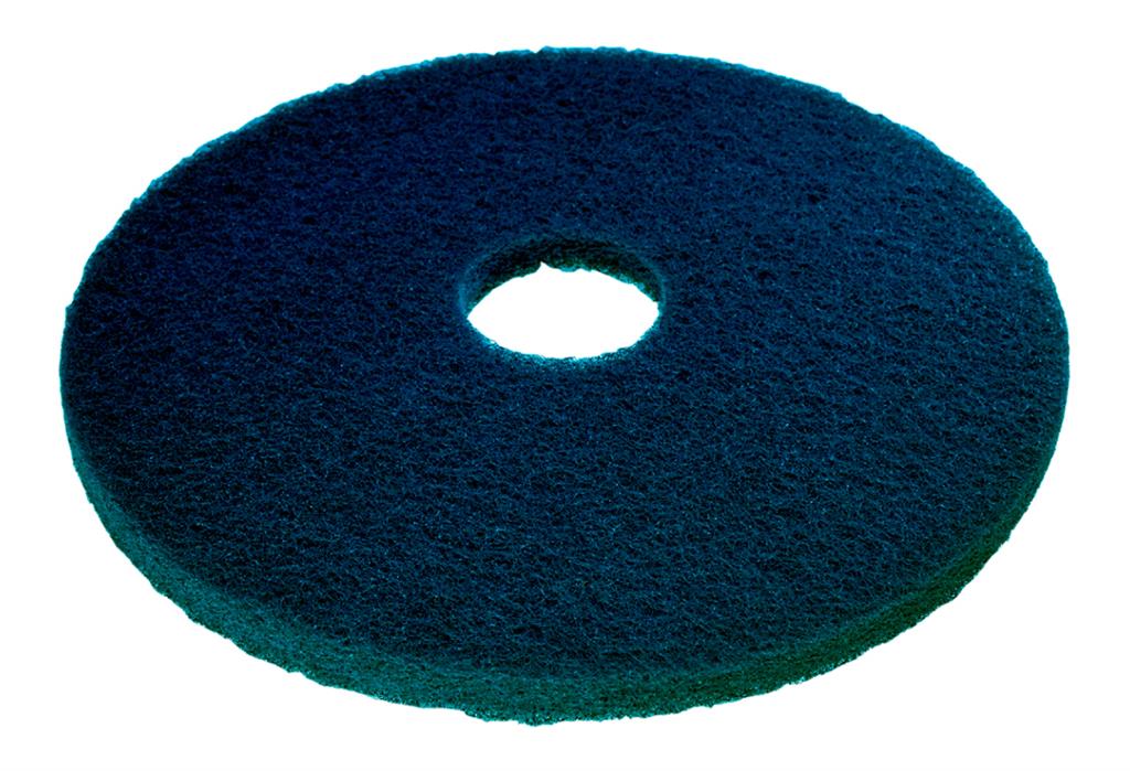 7501240 - 3M Maschinen-Polyesterpad blau, 35 cm (14") 5pc