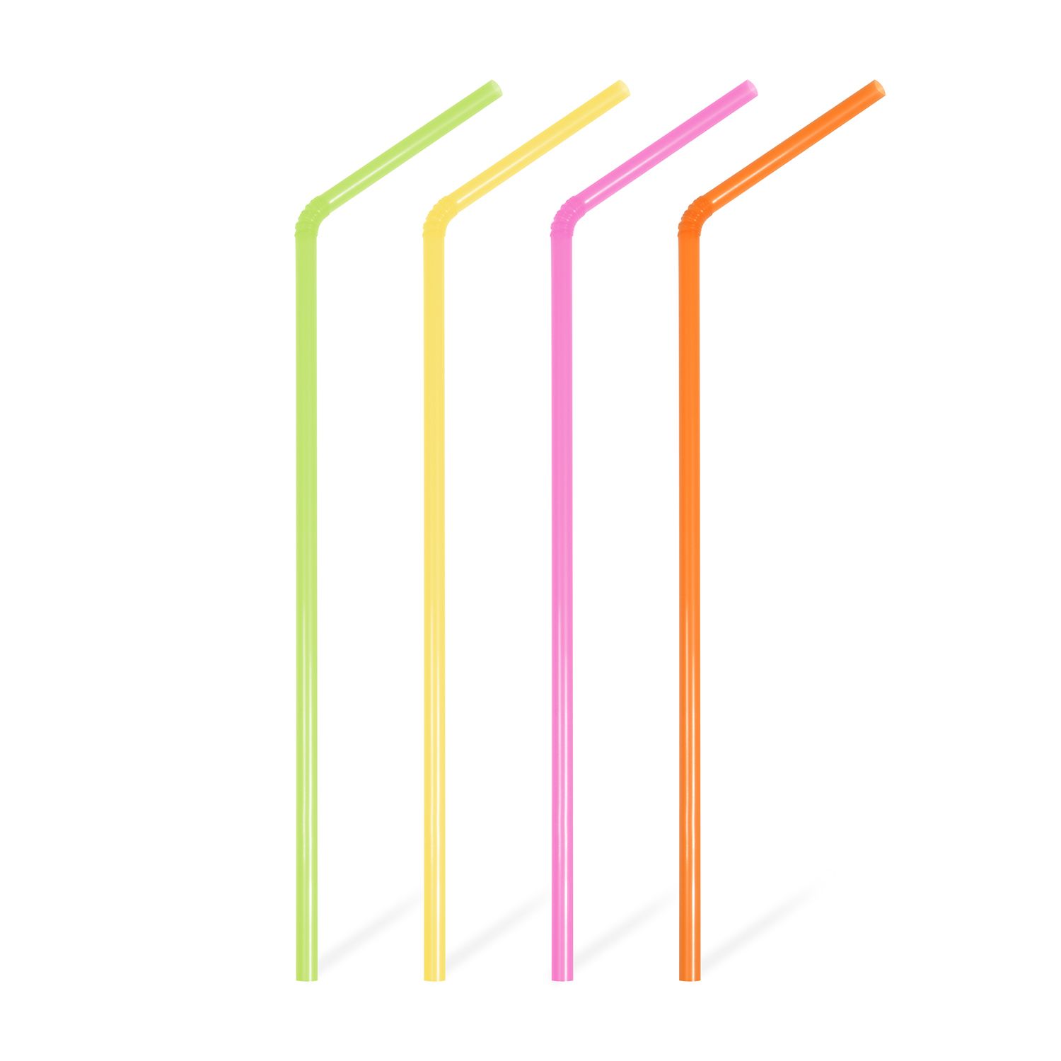 250 Flexhalme neon (fluor) 24 cm,  5 mm