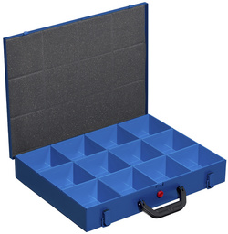 allit Metall-Kleinteilekoffer EuroPlus Pro M 34L-14, blau