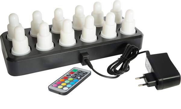Duni LED Kerzenset Multicolour Set 12 Kerzen