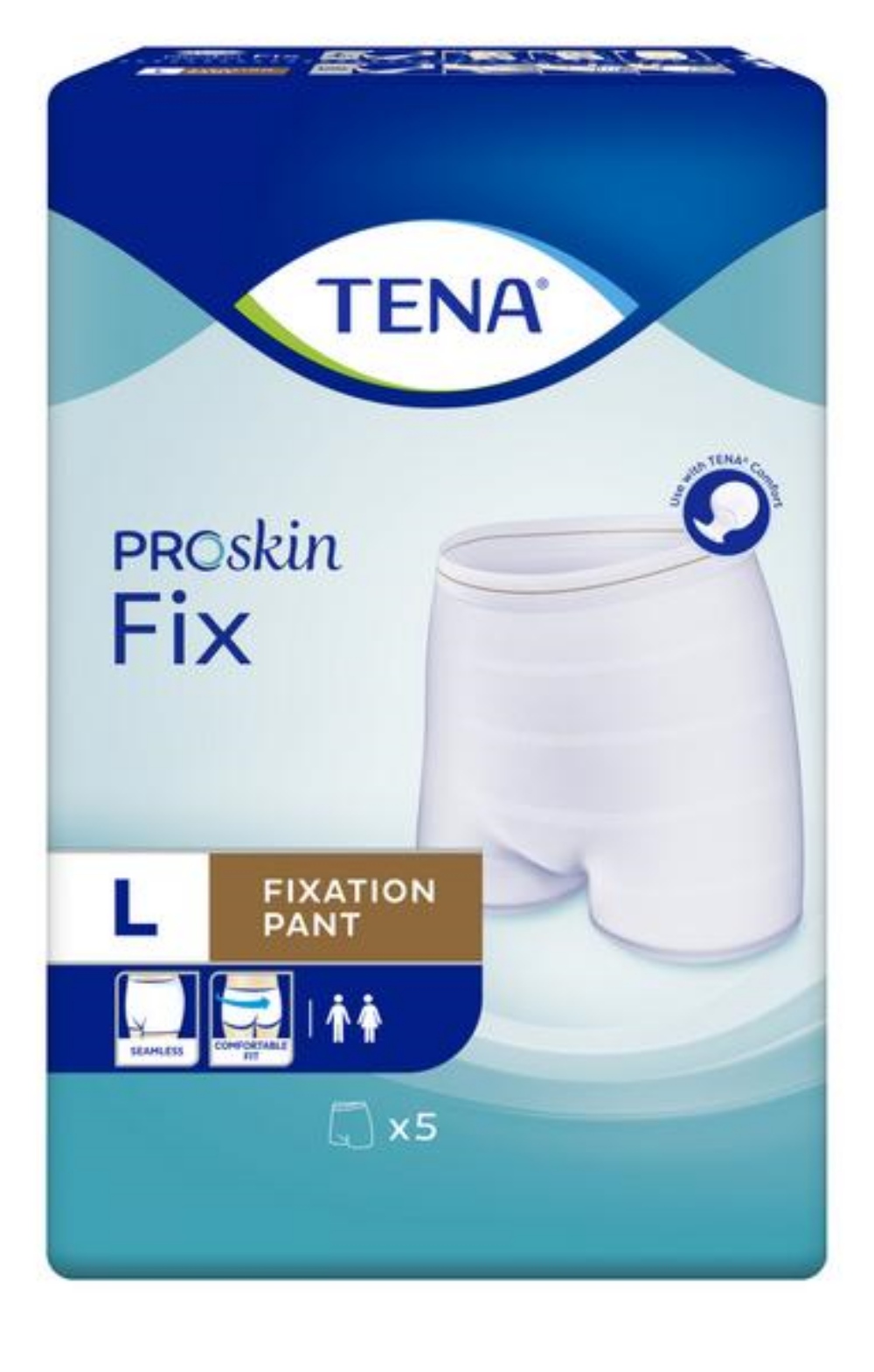 TENA Fix Large Netzhosen für die sichere Fixierung von Einlagen, hautfreundlich, bei 100 Stück