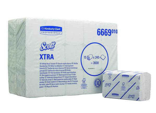 Scott Essential große Falthandtücher 6669, 1-lagig, Interfold, FSC-Mix