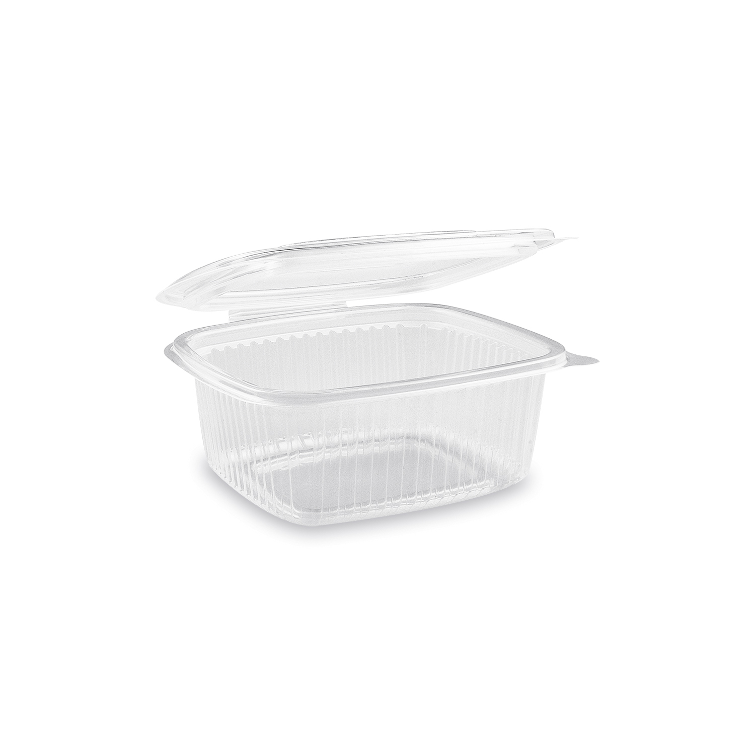 Feinkostbecher (PP) mit Deckel oval klar 500ml - 50 Stück