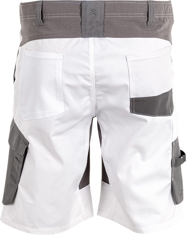 Herren-Shorts PLANAM NORIT, weiss/hellgrau - Grösse XXL