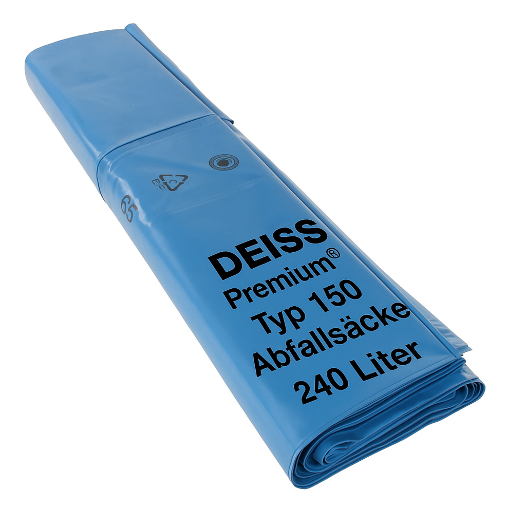 1600 Kehrichtsäcke 240 Liter blau - Typ 150