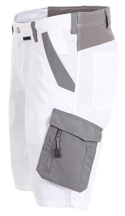 Herren-Shorts PLANAM NORIT, weiss/hellgrau - Grösse XXL