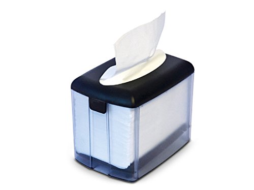 Serviettenspender System One Bulkysoft, transparent/grau, 14,8x18,8x13cm - 1 Spender