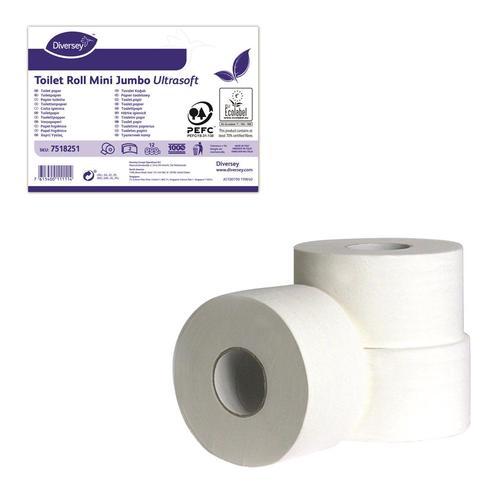 7518251 - Toilettenpapier «Mini Jumbo» Ultrasoft 12pc