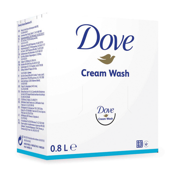 6961200 - Soft Care Dove Cream Wash 6x0.8L