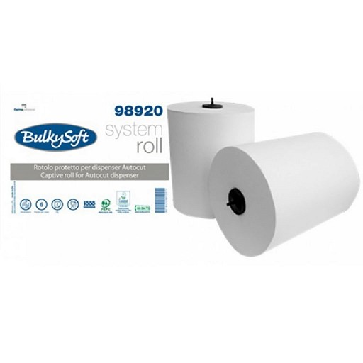 Handtuchrolle BulkySoft 98920 2-lagig 100% Zellstoff weiss