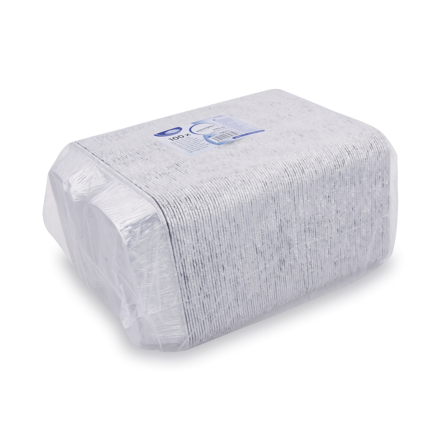 Menü-Schale (ALU) 2-geteilt 227 x 177 x 39 mm 1020ml - 100 Stück