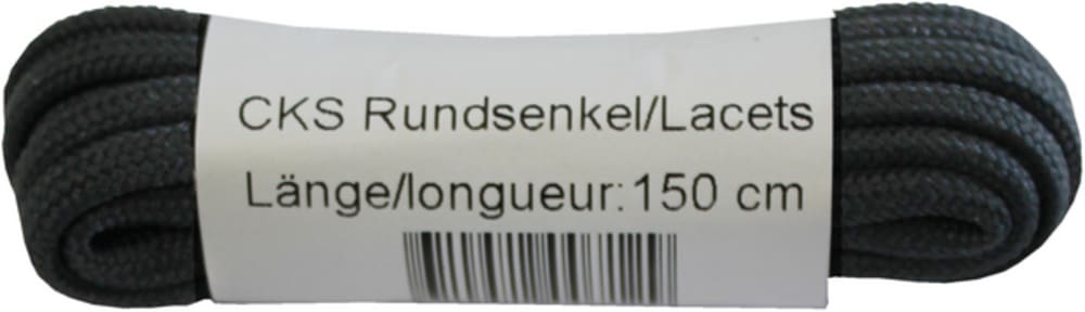 CKS Rundsenkel grau/schwarz