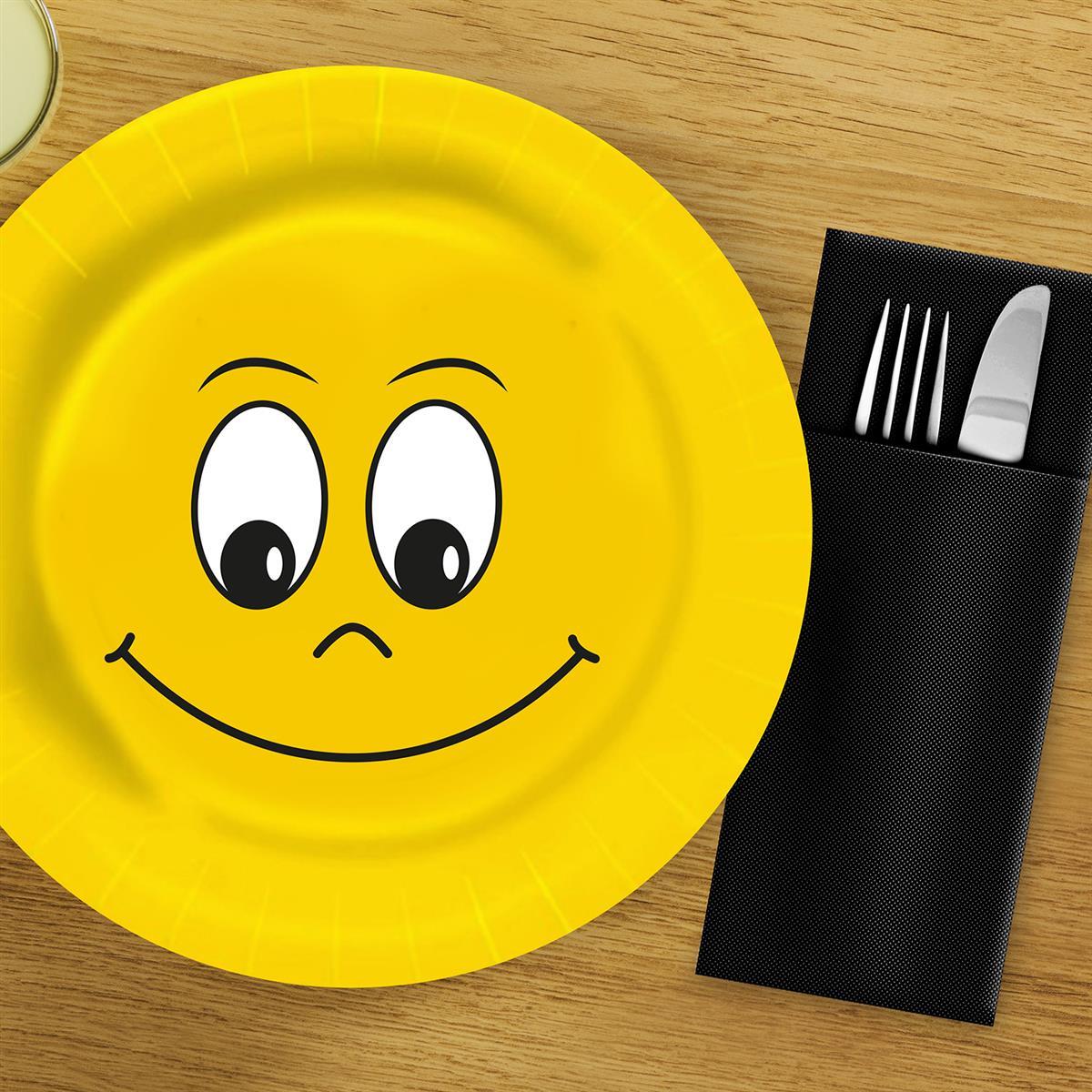 Pappteller (FSC Mix) Smile 23cm - 10 Stück