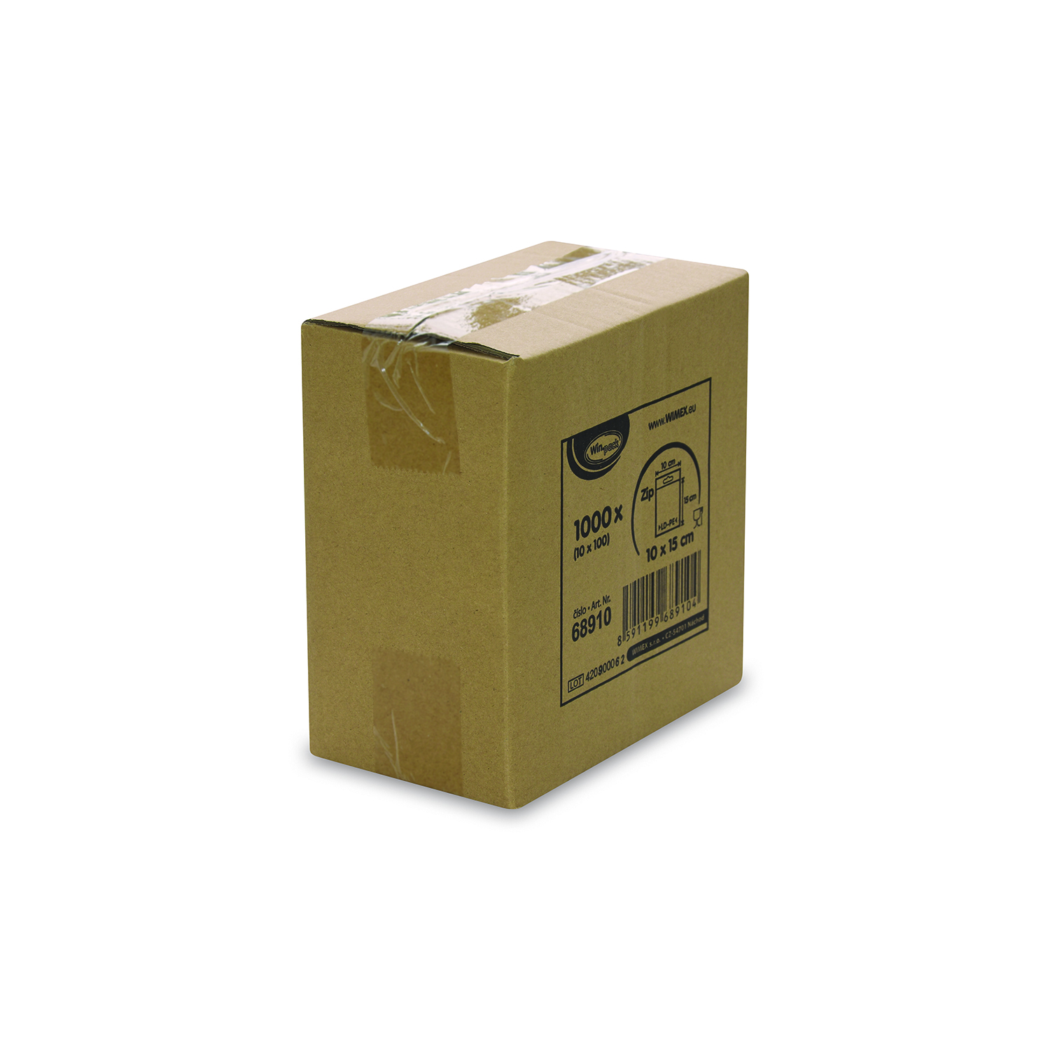 Schnellverschlussbeutel (LDPE) 10 x 15 cm - 1000 Stück