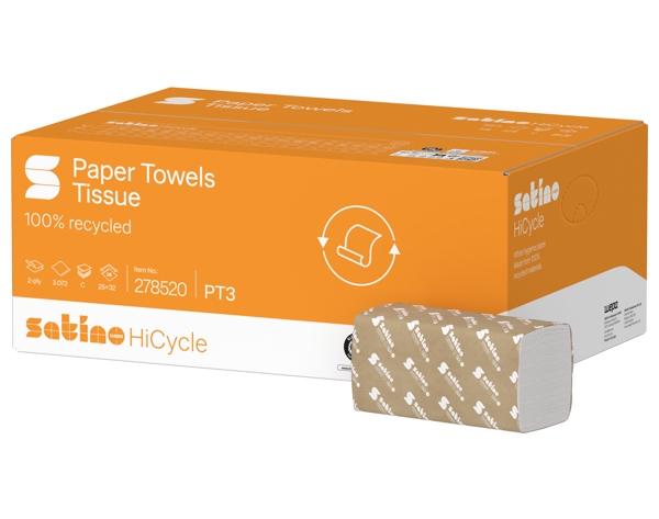 Faltpapier Satino Comfort C-Falz 25x33cm naturweiss
