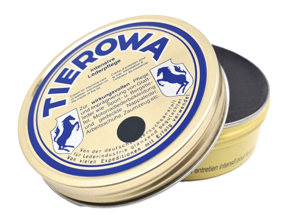 Tierowa Lederfett schwarz