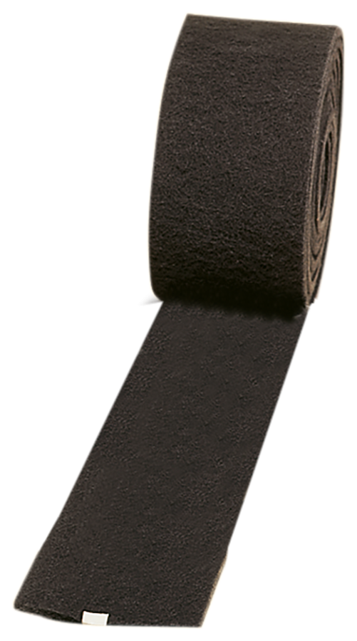 Handscheuervlies POLIVIT, 150 mm x 10 m, schwarz