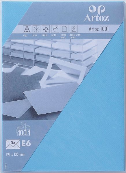 Couverts 1001 E6 100g, azur 5 Stück ARTOZ 107374183