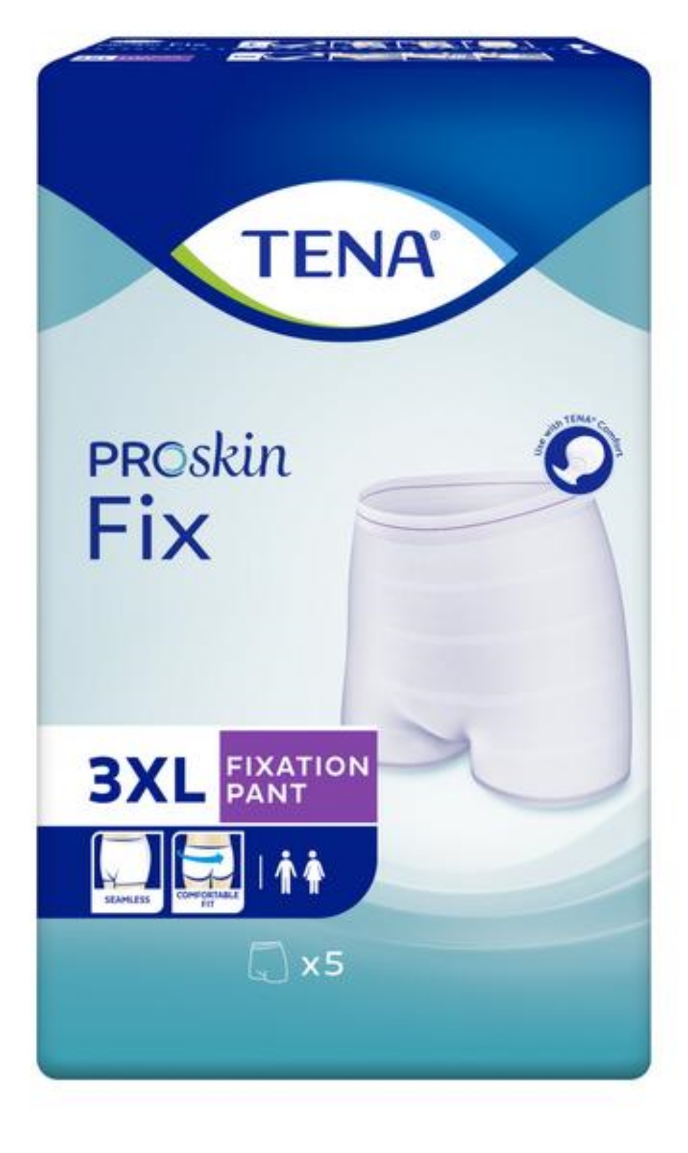 TENA Fix XXX-Large Netzhosen für die sichere Fixierung von Einlagen, hautfreundlich, bei 100 Stück