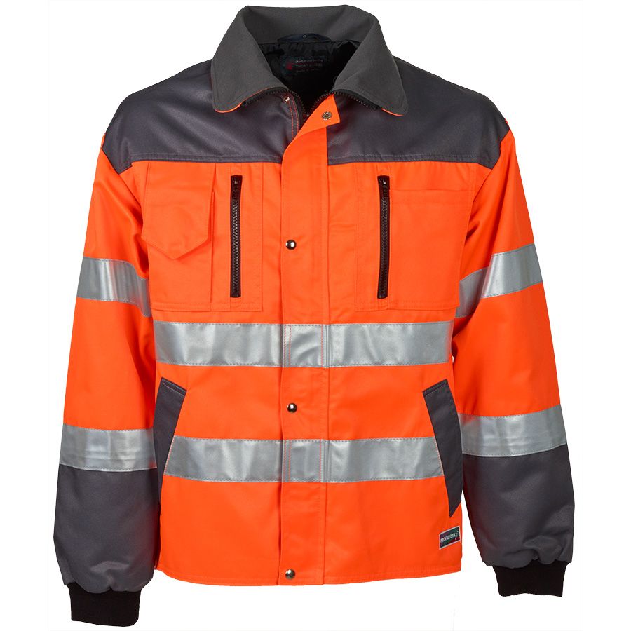 Warnschutz-Jacke PROFIWORK REFLEX, leuchtorange/grau
