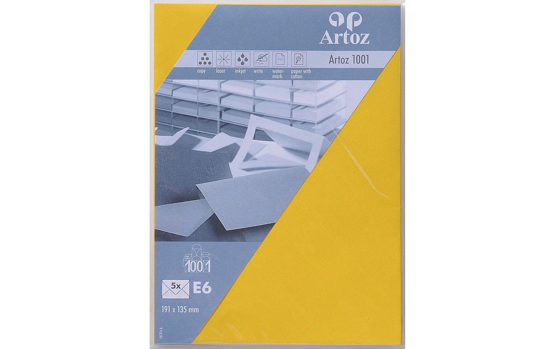 Couverts 1001 E6 100g, sonnengelb 5 Stück ARTOZ 107374182