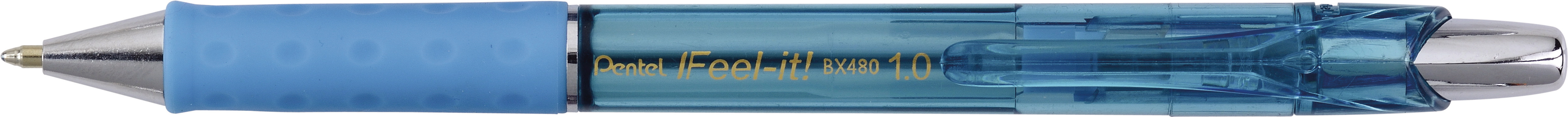 Kugelschreiber Feel-it 1mm hellblau PENTEL BX480-S