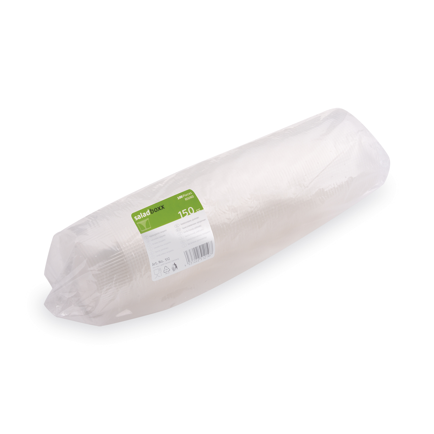 Rundbecher (PP) klar 101mm 150ml - 100 Stück