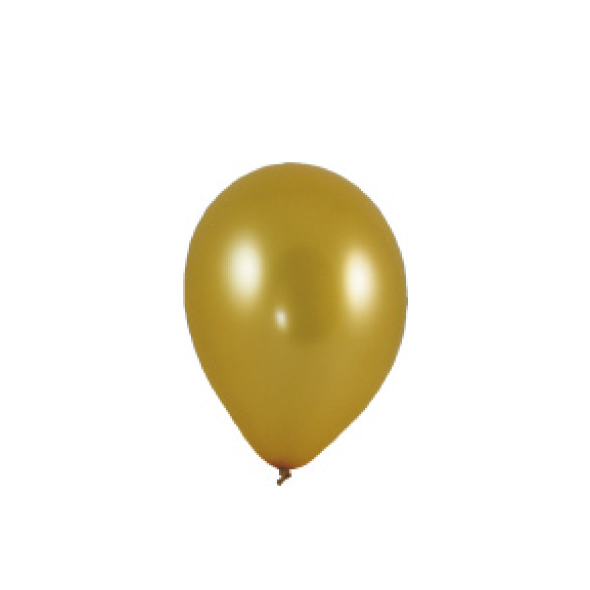 Luftballon gold 25cm M - 10 Stück