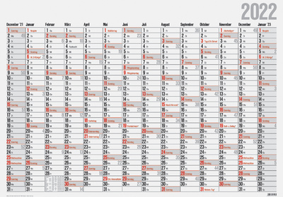 rido idé Wandkalender "Plakatkalender Office I" 2024