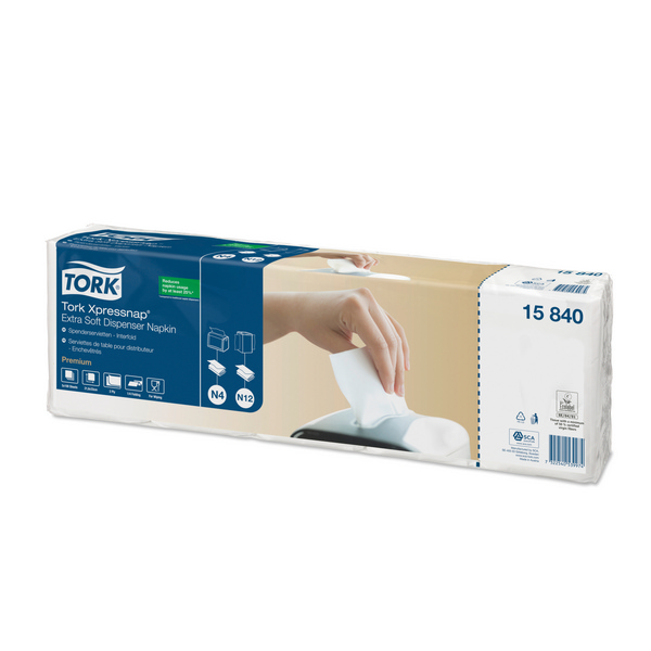TORK-15840 Xpressnap Extra Soft Weisse Spenderserviette - N4