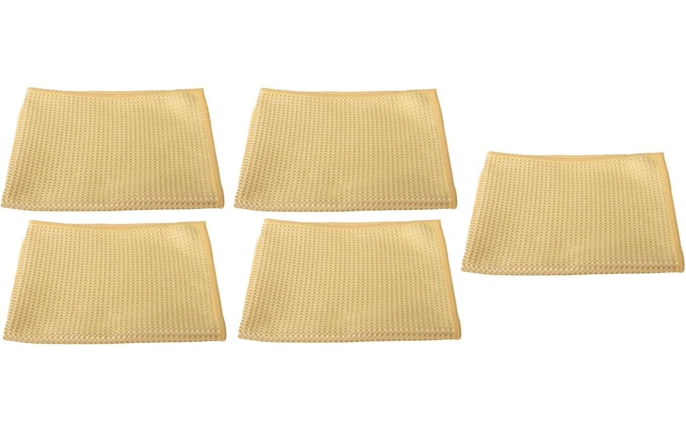 Mikrofaser Waffeltuch "Honeycomb" - 1 Tuch Gelb