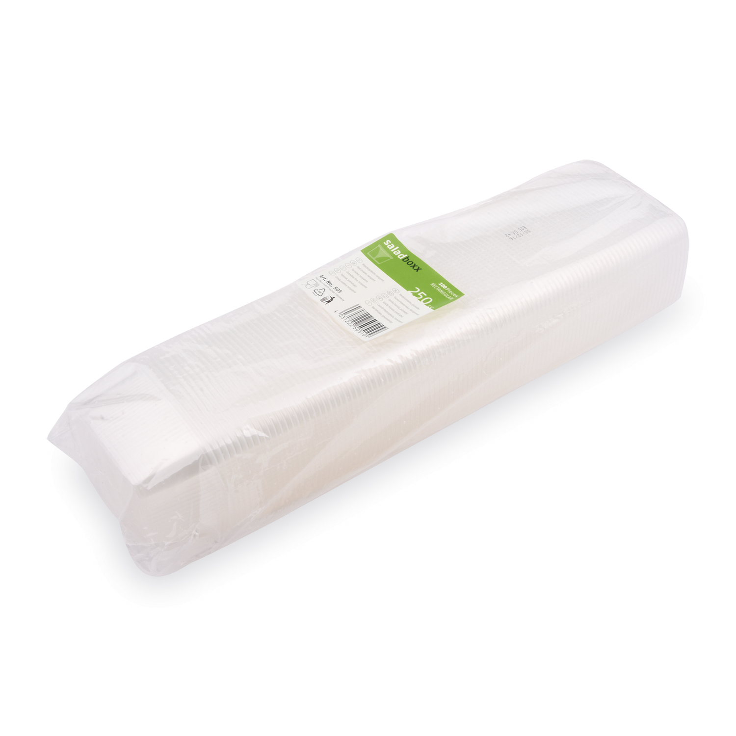 Rechteckbecher (PP) klar 108 x 81 mm 250ml - 100 Stück