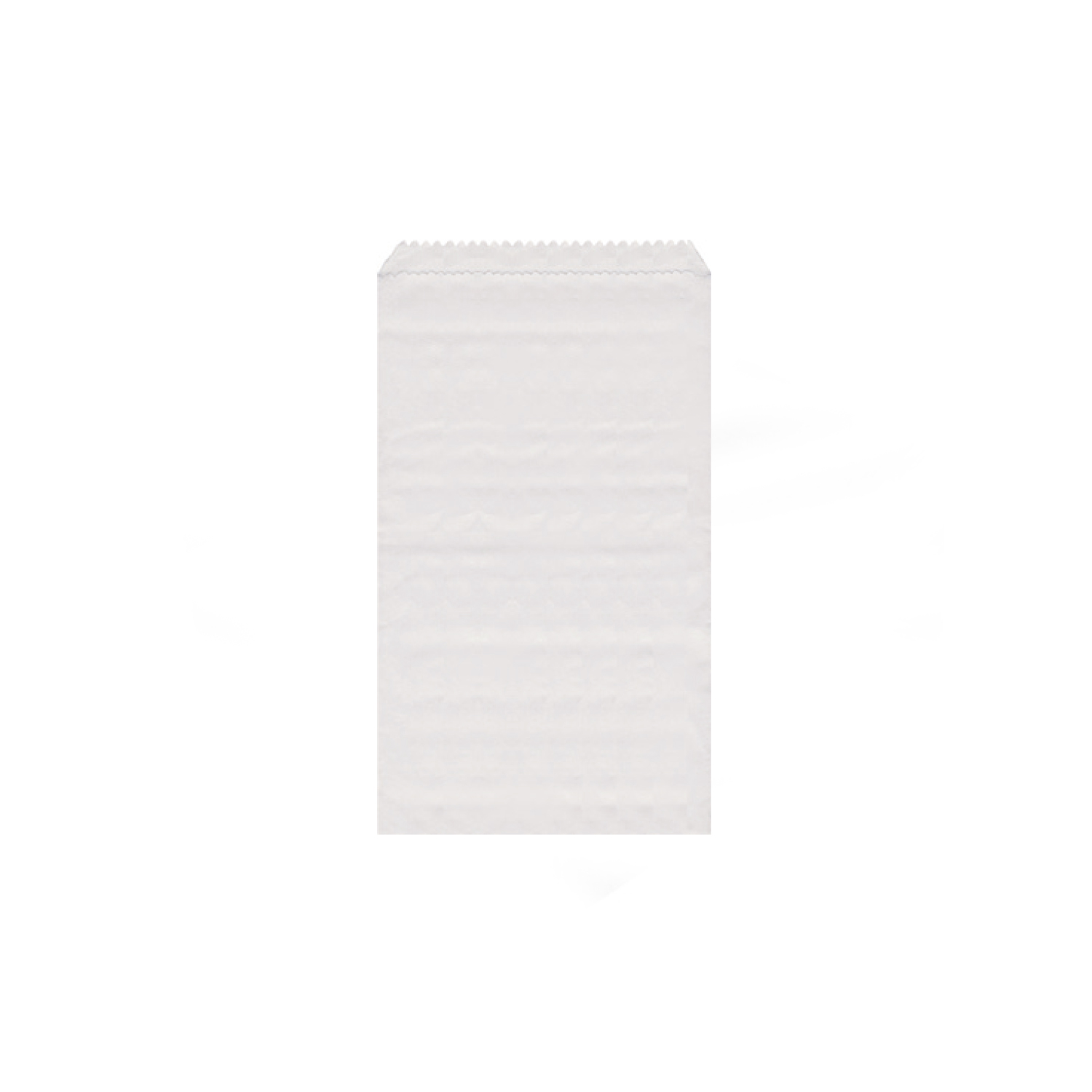 Papier Flachbeutel weiß 11 x 17 cm - 3000 Stück