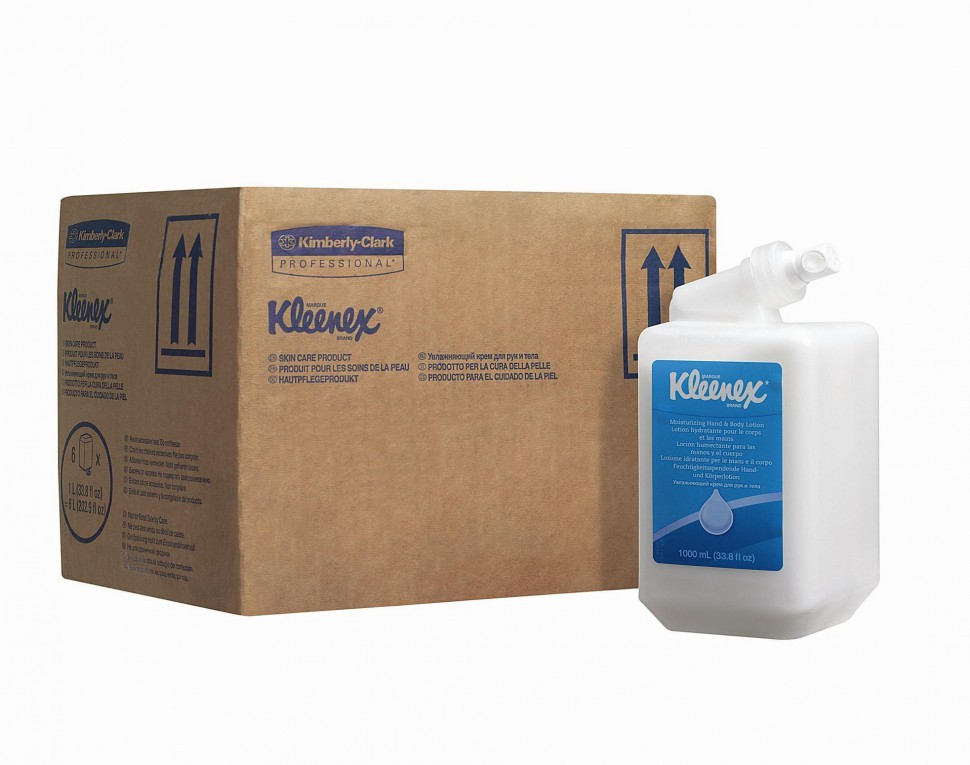 KLEENEX® Feuchtigkeitsspendende Hand- und Körperlotion 1 Liter Flasche